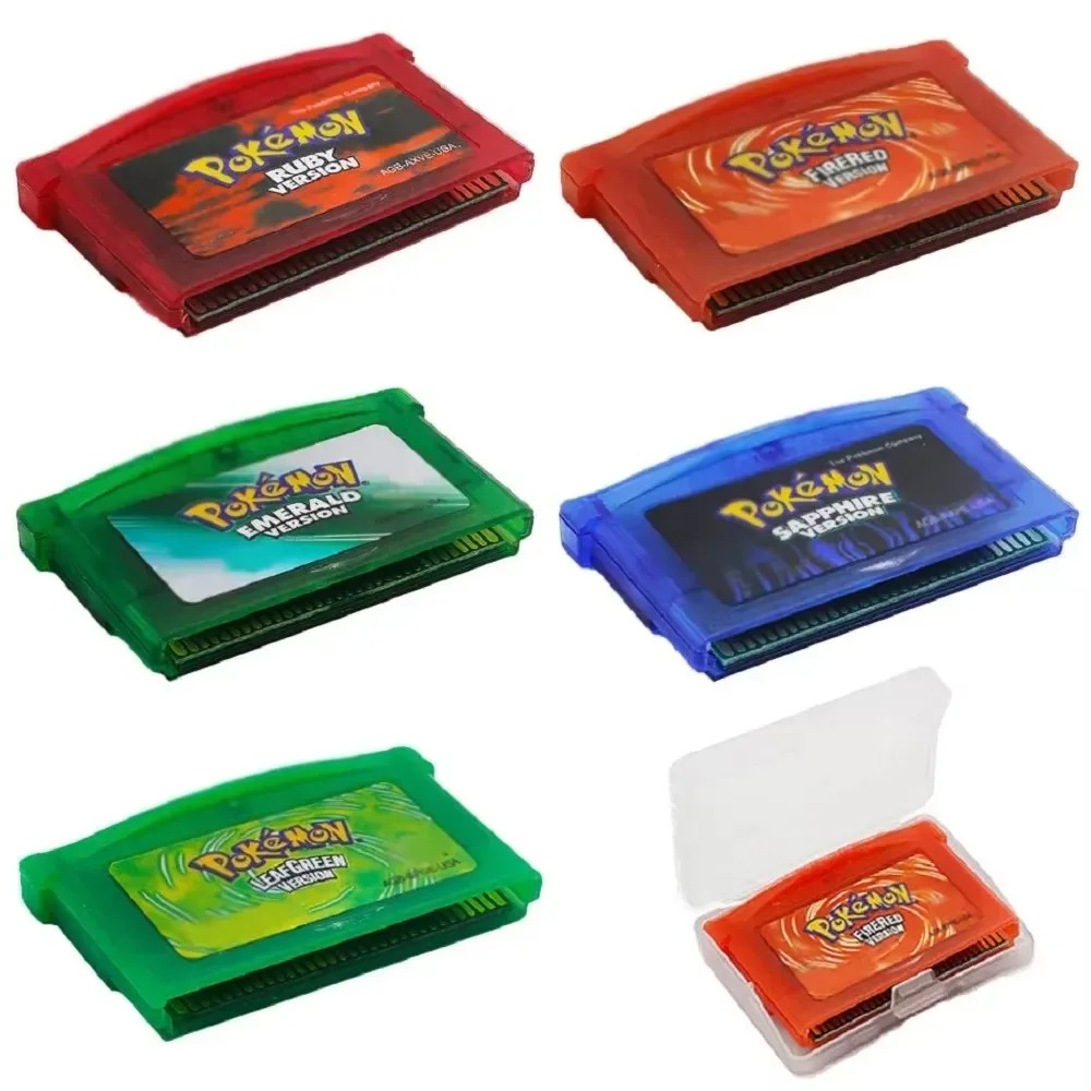 Retro Gaming Pokemon - 프리미엄 32비트 포켓몬 GBA 게임 카트리지