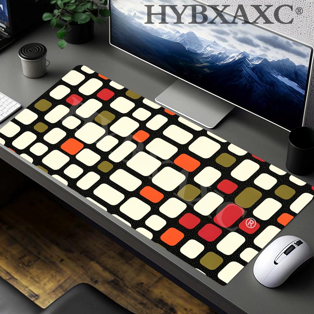 Retro Gaming Xl - HYBXAXC 미드 센추리 마우스 패드 레트로