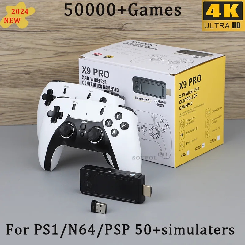 Retro Gaming Devices - 새로운 X9 Pro 레트로 4K 3D