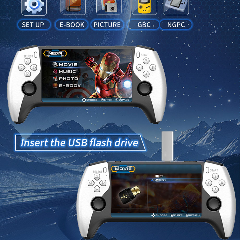 2026 새로운 SF3500 5인치 휴대용 게임 콘솔  - Retro Gaming Devices 리뷰 및 가격