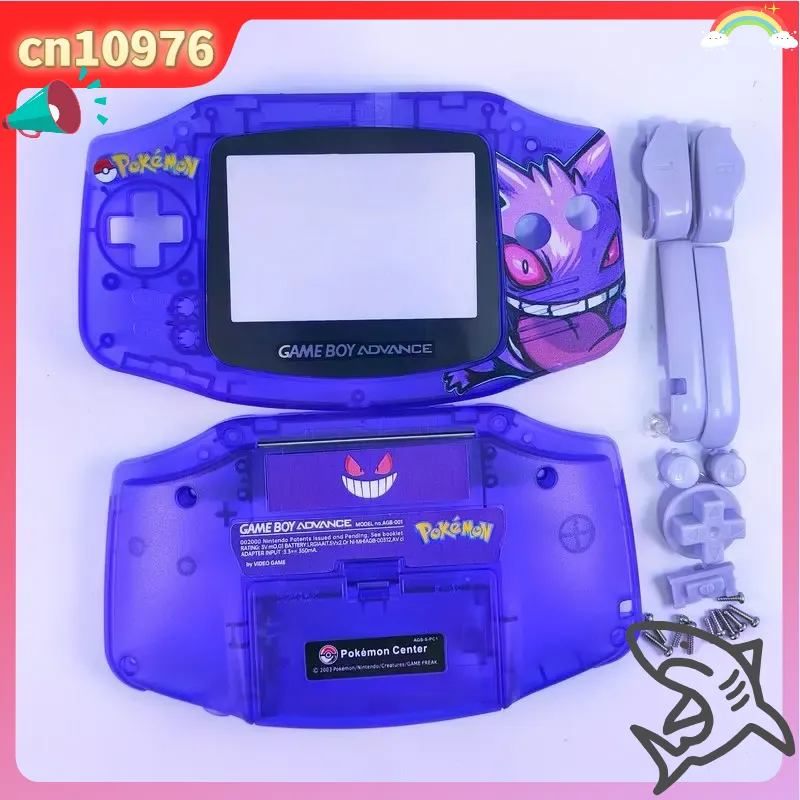 닌텐도 게임보이 어드밴스 GBA 교체용 쉘, 투명 그린 - Retro Gaming Pokemon 리뷰 및 가격