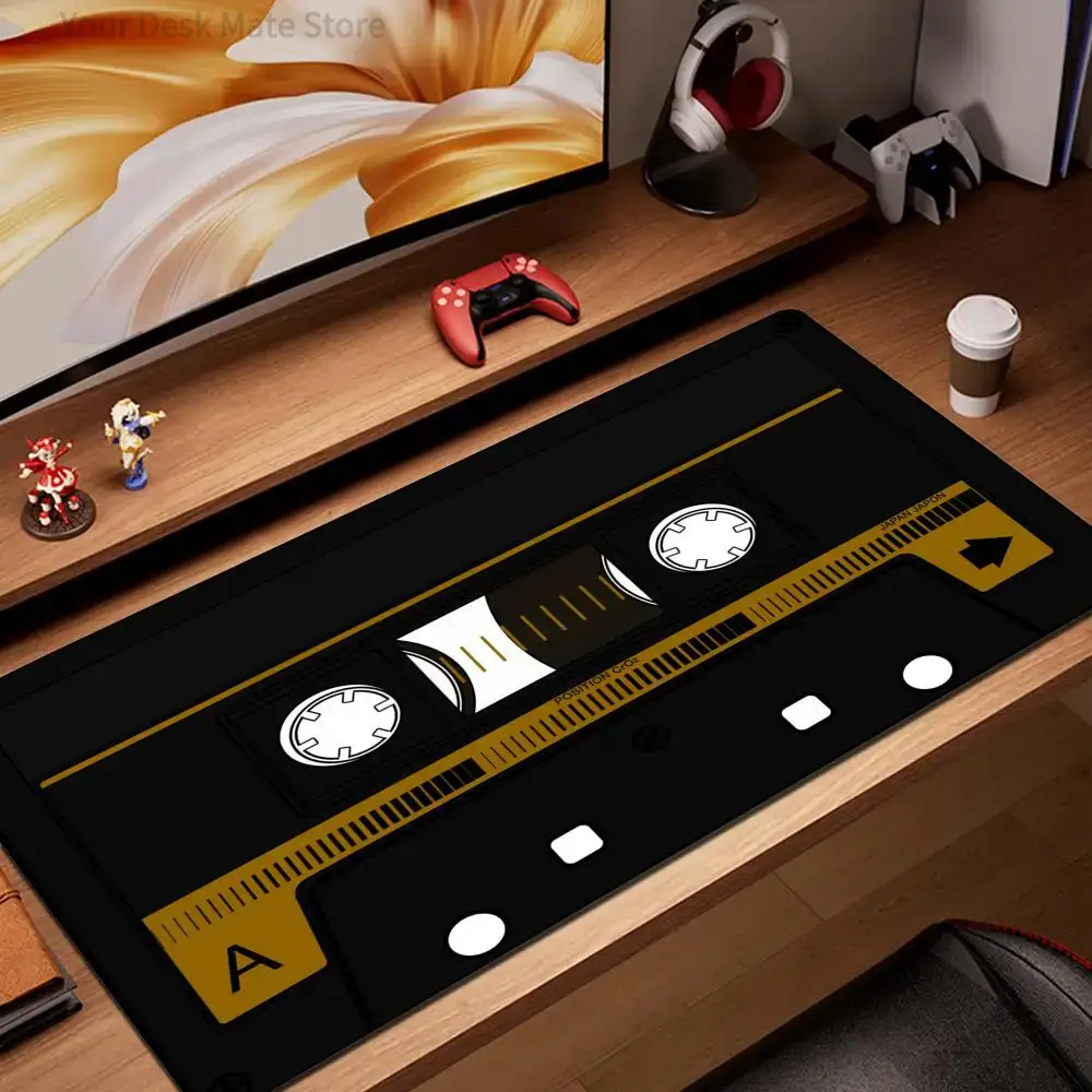 1개 레트로 카세트 테이프 프린트 대형 스티치 마감 논 - Retro Gaming Xl 리뷰 및 가격