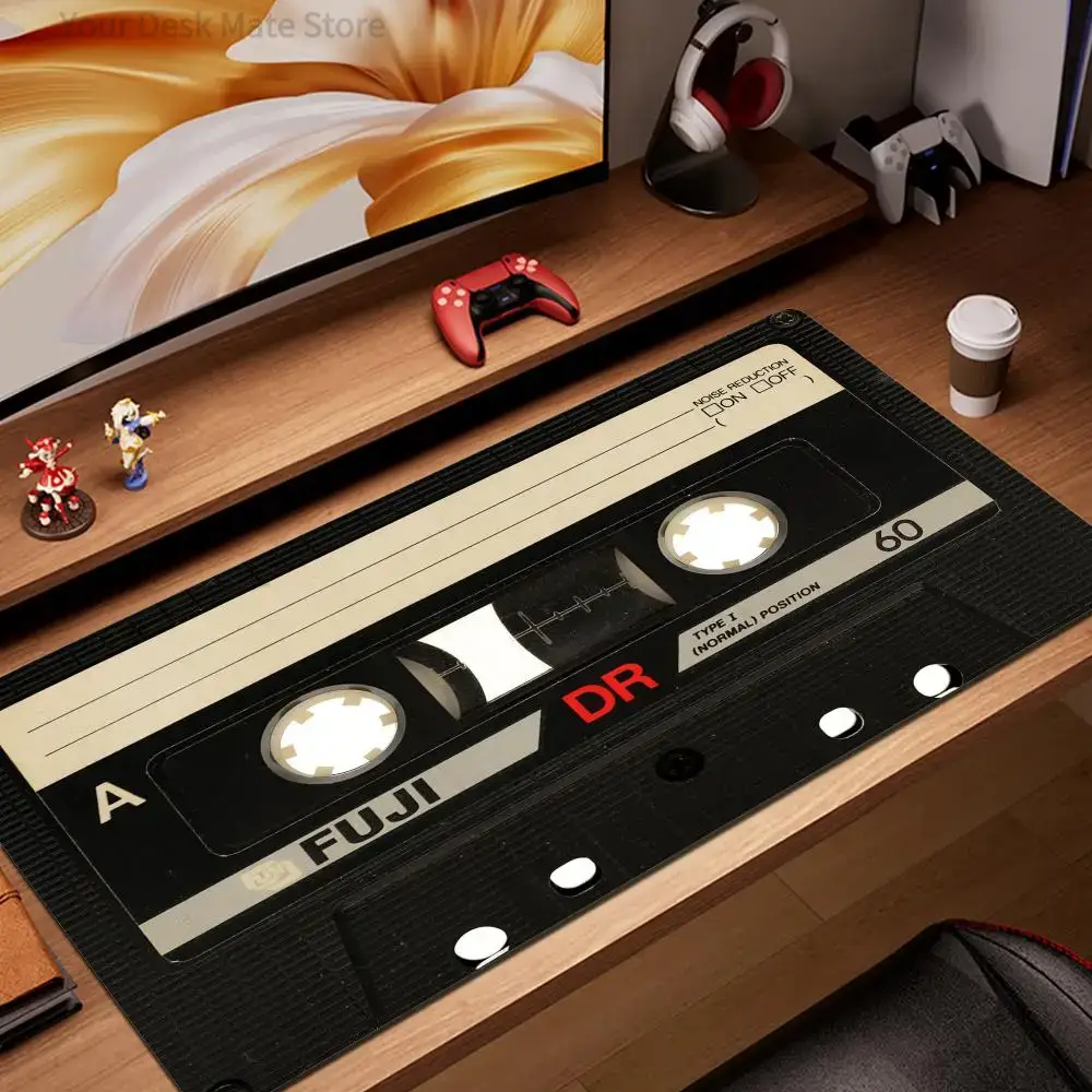 1개 레트로 카세트 테이프 프린트 대형 스티치 마감 논 - Retro Gaming Xl 리뷰 및 가격