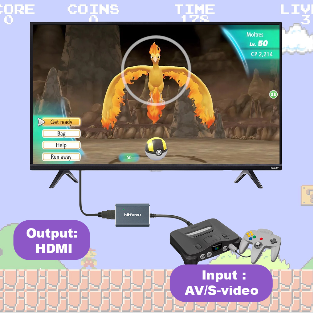 Bitfunx 720P Svideo/AV-HDMI 어댑 - Retro Handheld Console 리뷰 및 가격
