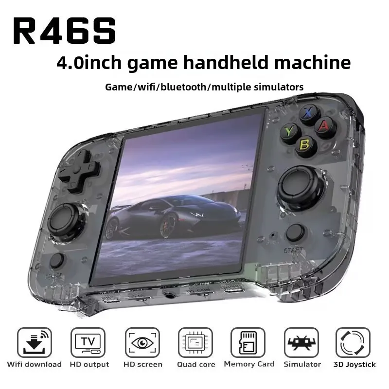 기존 R46S 레트로 휴대용 게임 콘솔 Linux 시스 - Retro Handheld Console 리뷰 및 가격