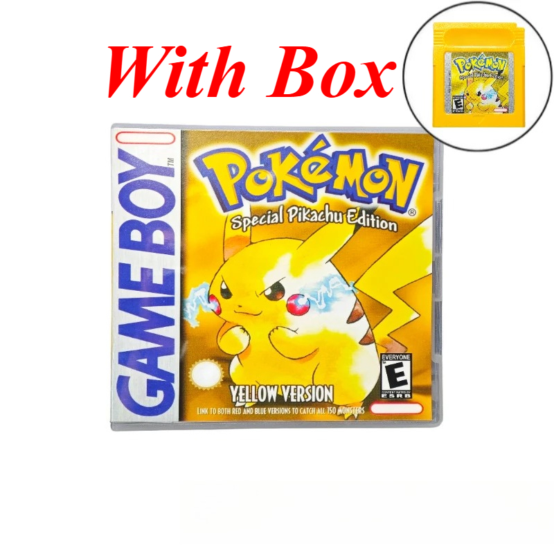 7가지 스타일의 클래식 포켓몬 GBC 게임 카트리지 번 - Retro Gaming Pokemon 리뷰 및 가격