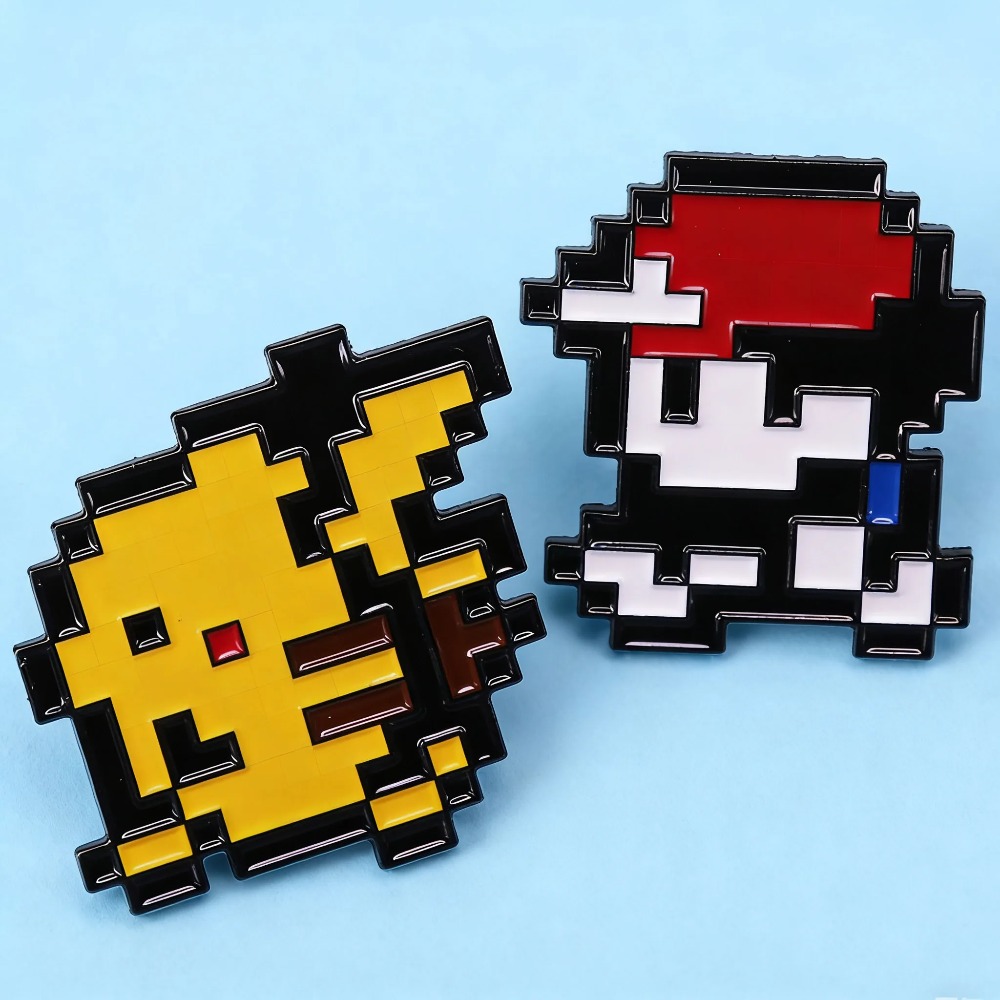 뜨거운 2pcs 레트로 게임 8 비트 픽셀 포켓몬 에나 - Retro Gaming Pokemon 리뷰 및 가격