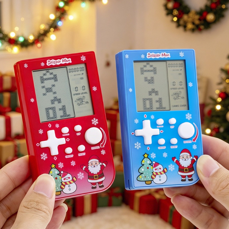 산타 & 눈사람 프린트 브릭 게임 콘솔 크리스마스 테트 - Retro Gaming Devices 리뷰 및 가격