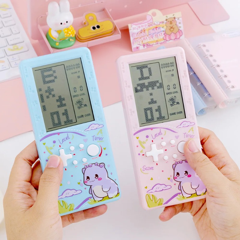 귀여운 공룡 프린트 게임 콘솔 파스텔 컬러 레트로 테트 - Retro Gaming Devices 리뷰 및 가격