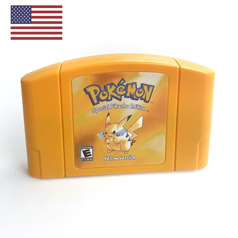 미국 NTSC 버전 영어판 포켓몬 옐로우 N64 레트로 - Retro Handheld Console 리뷰 및 가격