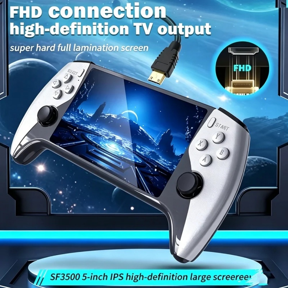 SF3500 5인치 휴대용 게임 콘솔 (PS1, GBA - Retro Gaming System 리뷰 및 가격